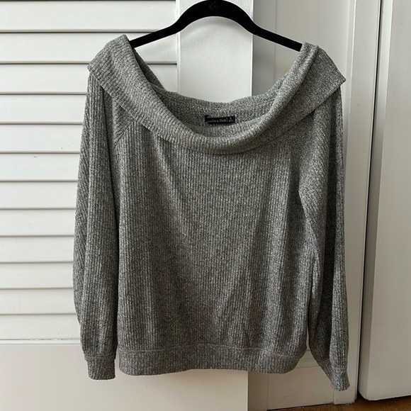 Abercrombie off the shoulder sweater! - Picture 1 of 3